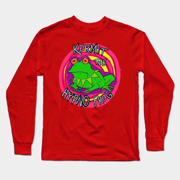 Kermit the Anteater-frog! Long Sleeve T-Shirt by wolfmanjaq